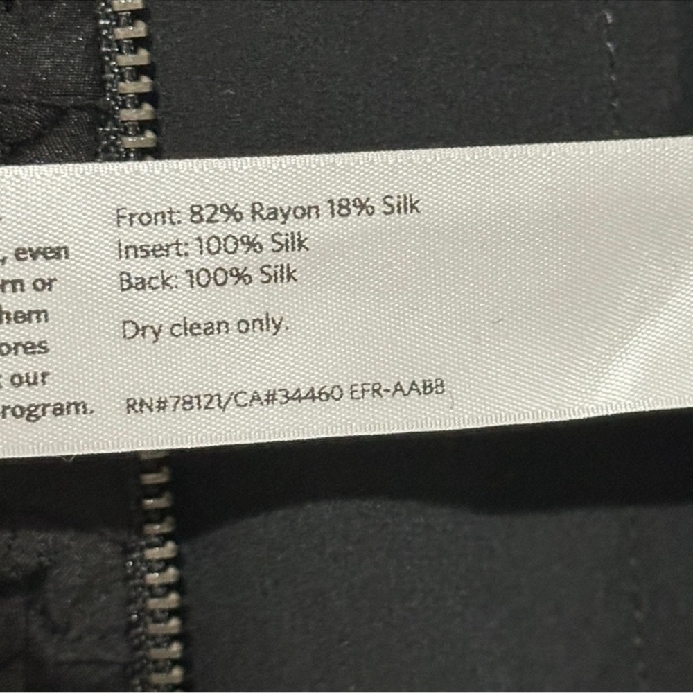 Eileen Fisher Velvet Silk Blend Bomber Style Jacket - Picture 6 of 9